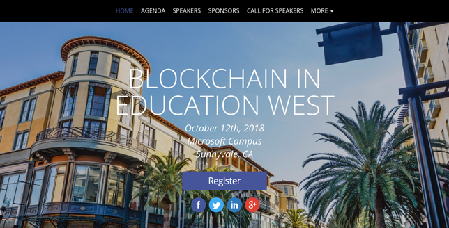   Blockchain in Education conference 